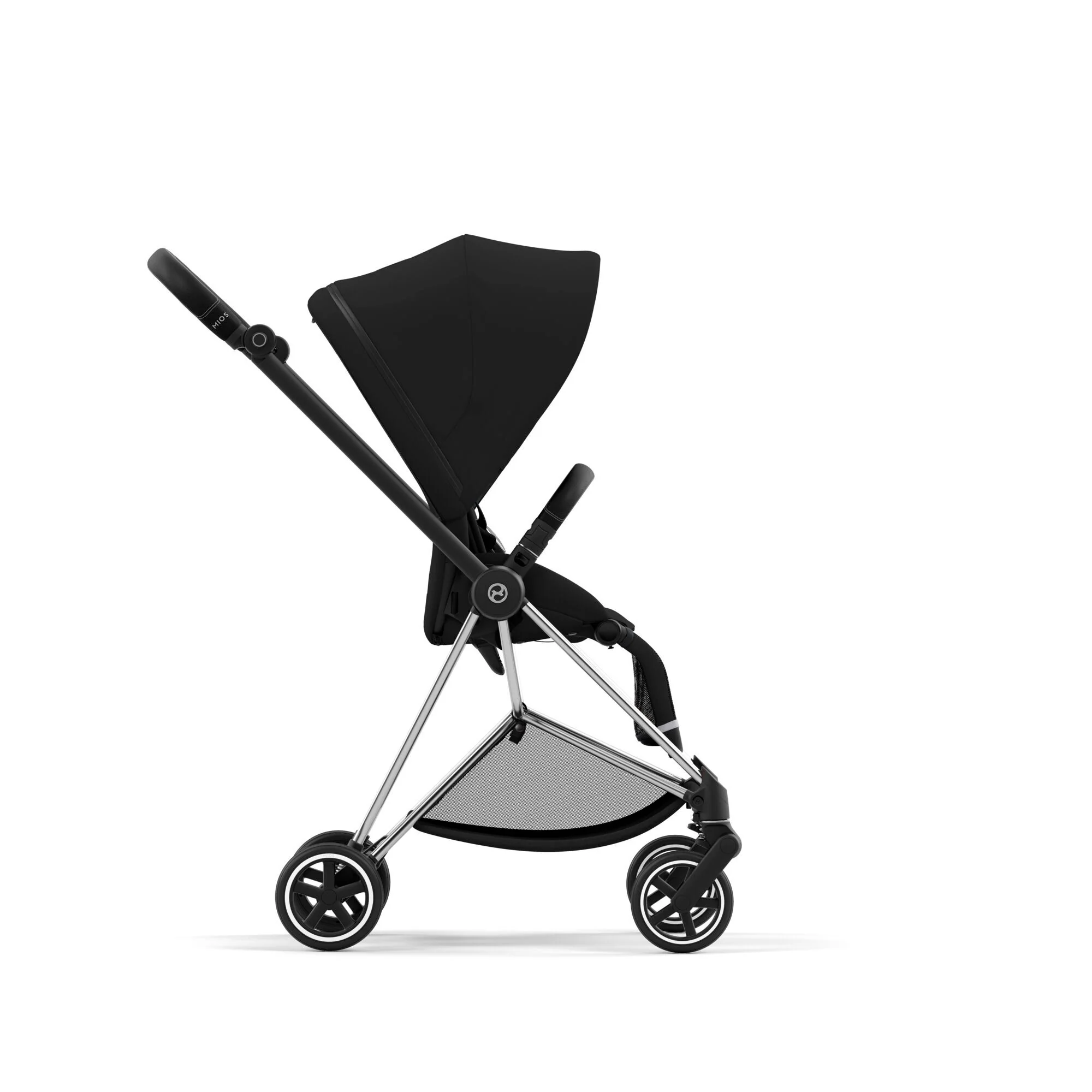 Cybex Mios Assento & Chassi Chrome Black