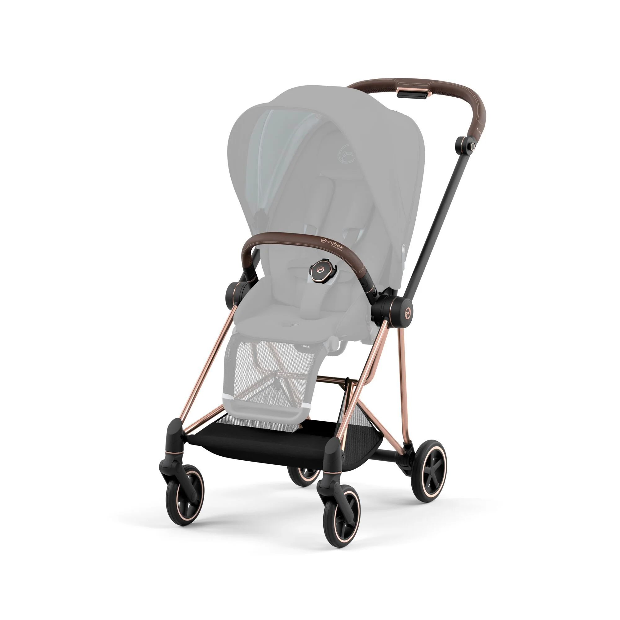 Cybex Mios Rosegold Off White + Cloud T Plus Sepia Black