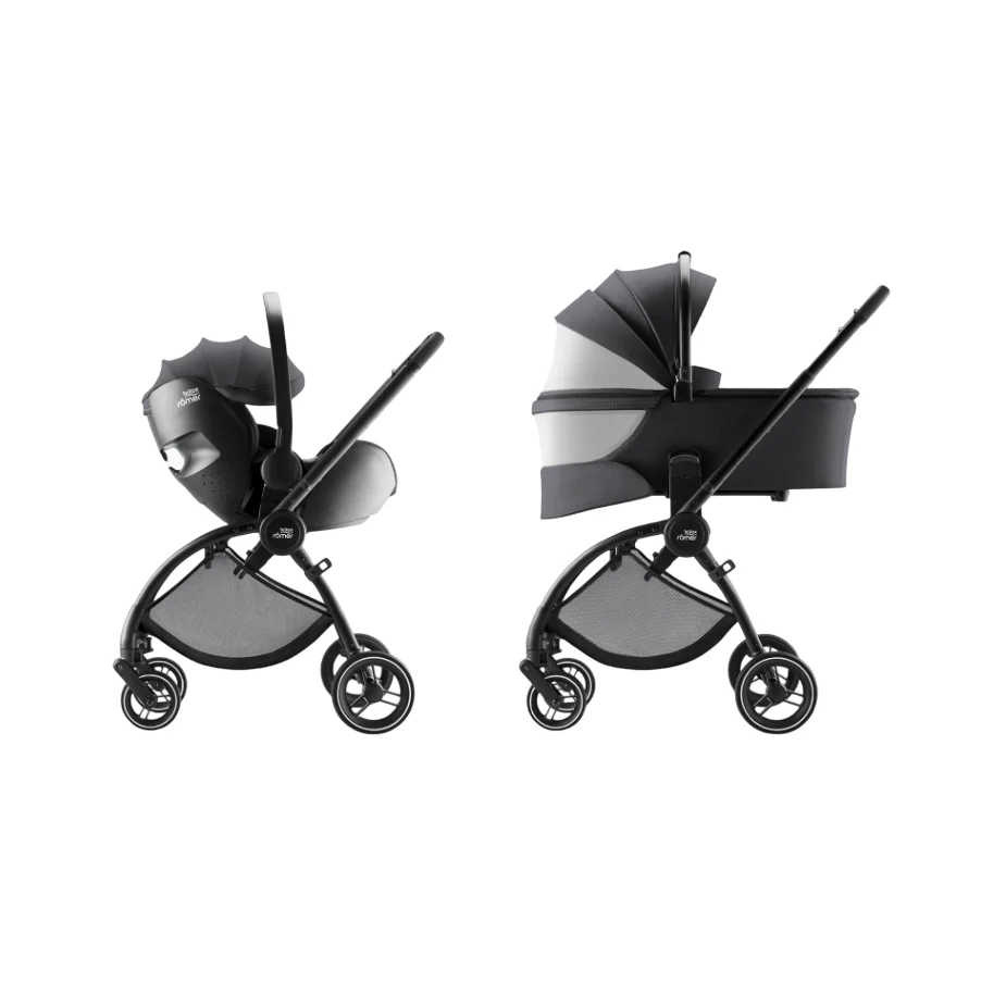 Britax Romer Rio + Alcofa + Baby-Safe Pro Style Black + Base