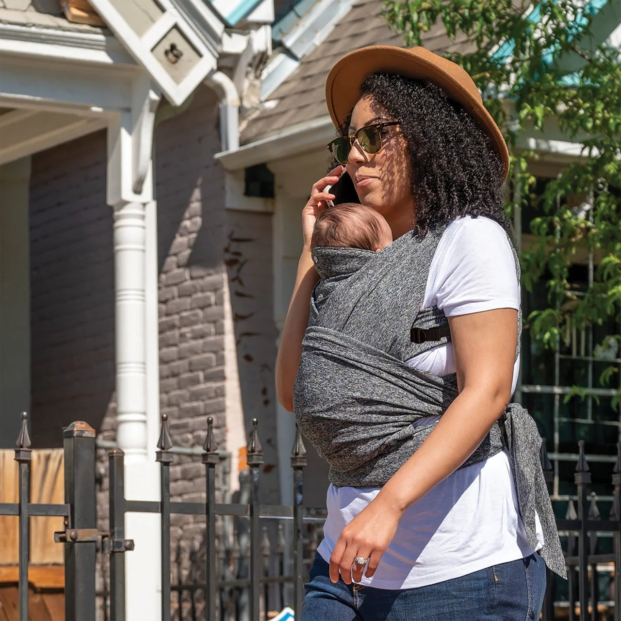 Boppy porta Bebés Comfyfit Evolution Grey