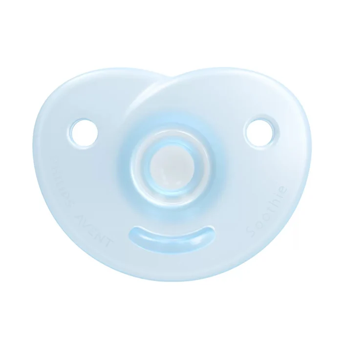 Philips Avent 2 chuchas soothie 0-6m azul