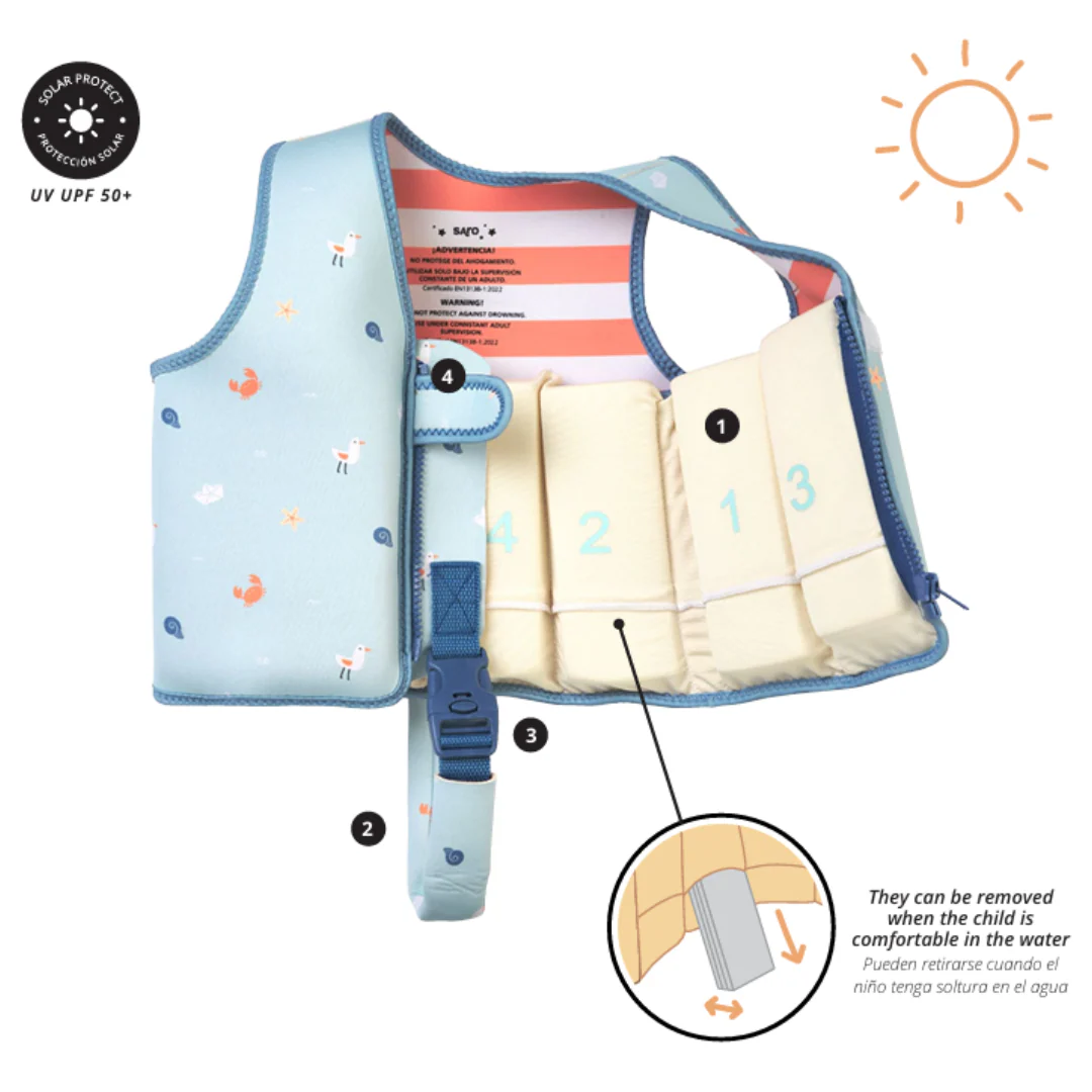 Saro Colete de Aprendizagem Ice Cream Tam. M