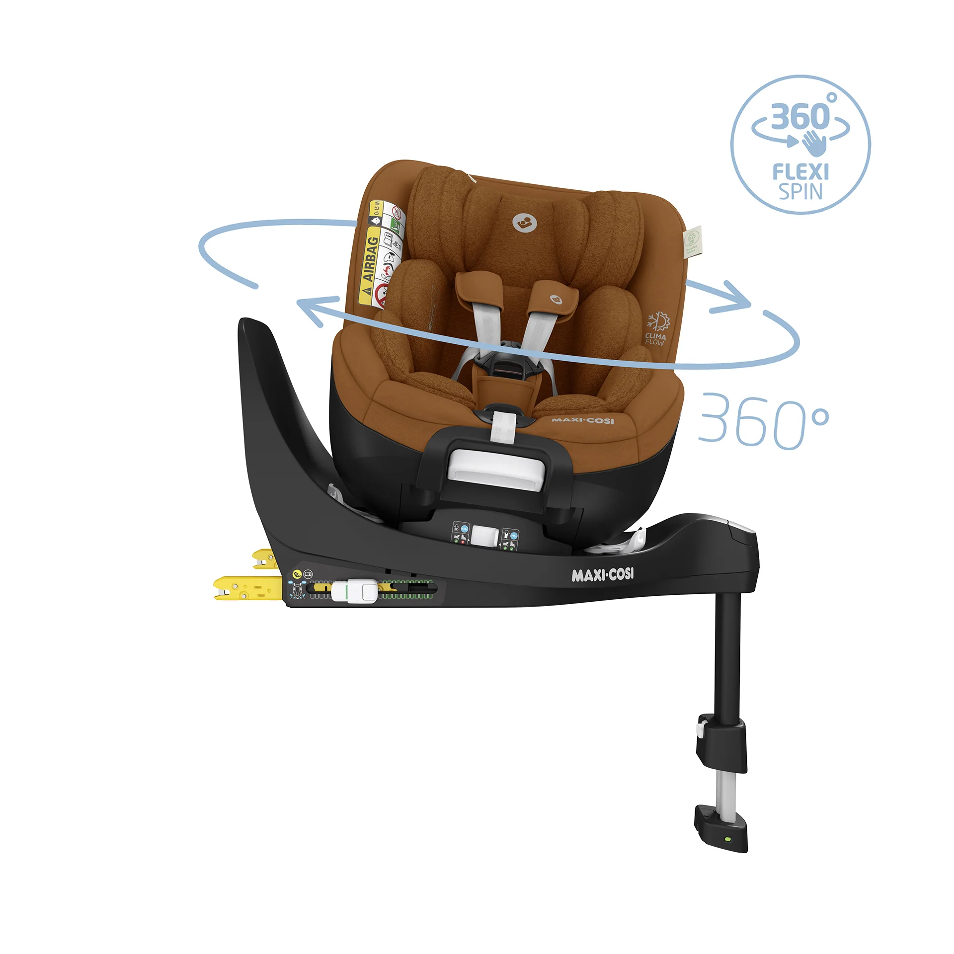 Maxi cosi mica pro eco i-size authentic cognac