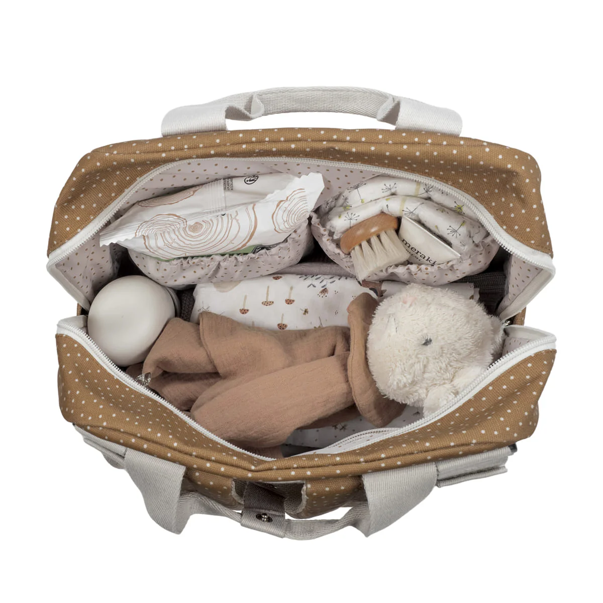 Walking Mum Mochila Poppy Dots Canela