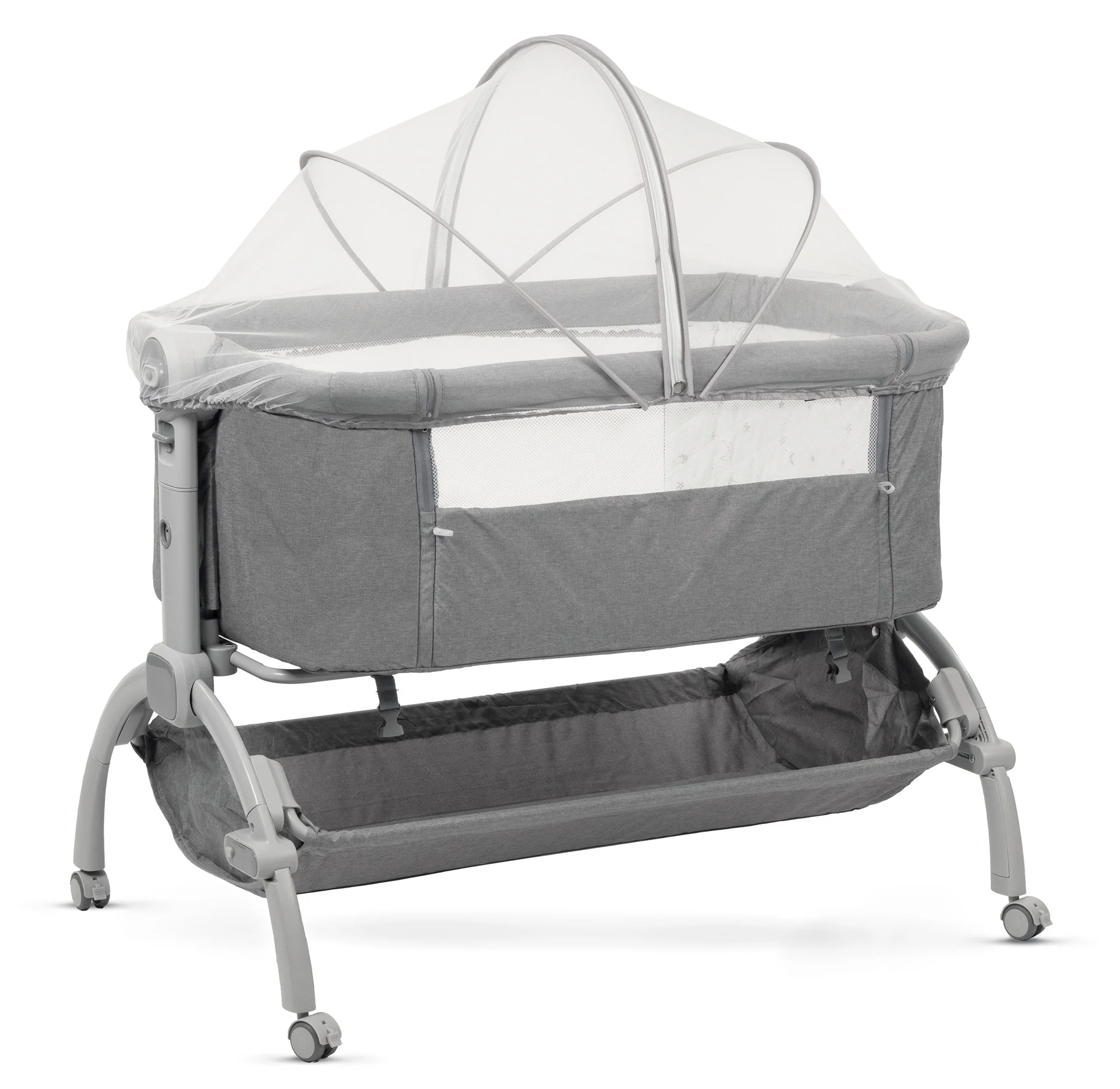 Carbebé Berço Co-Sleep Mini Bed Cinza Claro