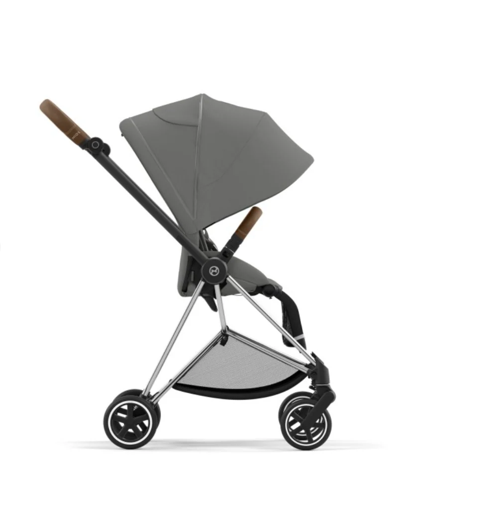 Cybex Mios Chrome Brown Seat Pack e Alcofa Lux Pearl Grey