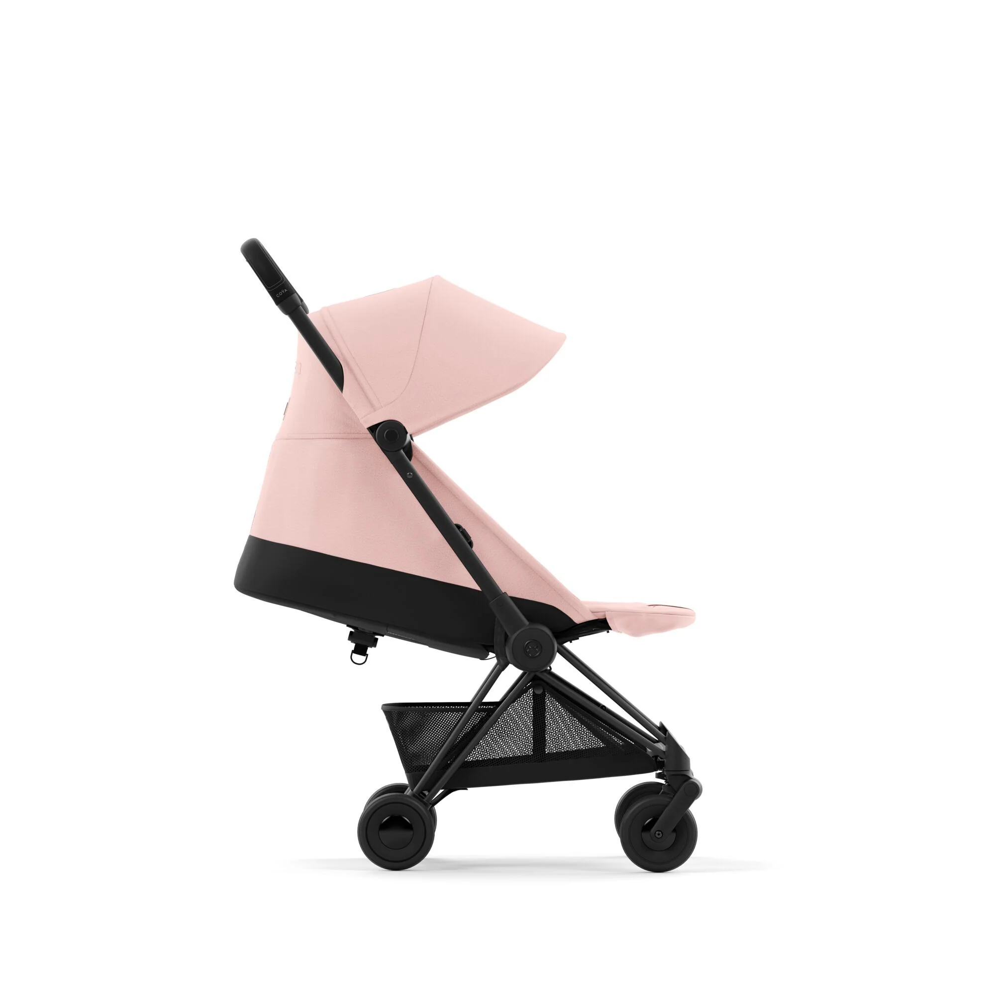 Cybex Coya Matt Black Peach Pink