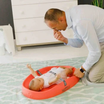 Bumbo Muda Fraldas Coral