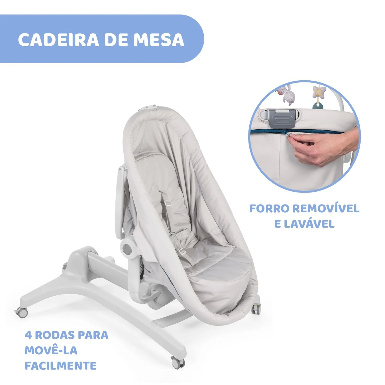 Chicco Baby Hug 4 em 1 Glacial