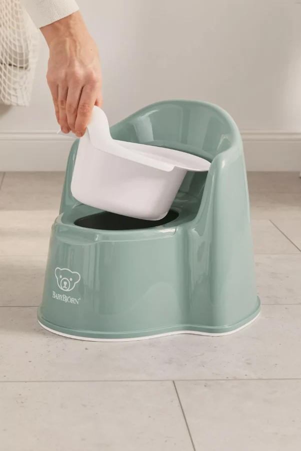Babybjorn Bacio Potty Chair Deep Green White