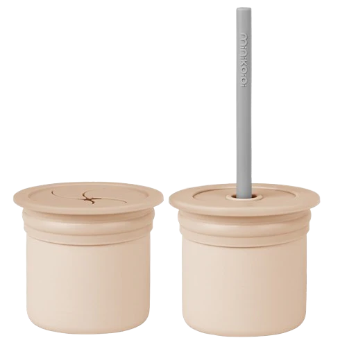 Minikoioi Sip+Snack Bubble Beige