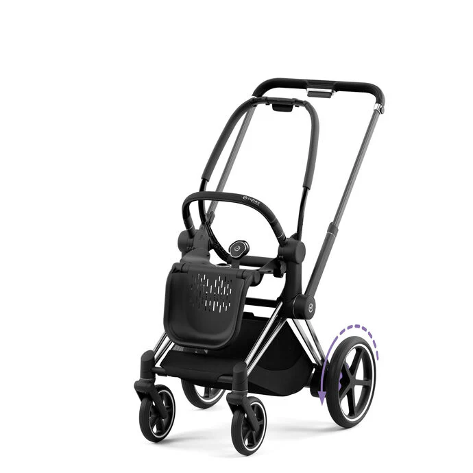 Cybex e-priam assento & chassi chrome black