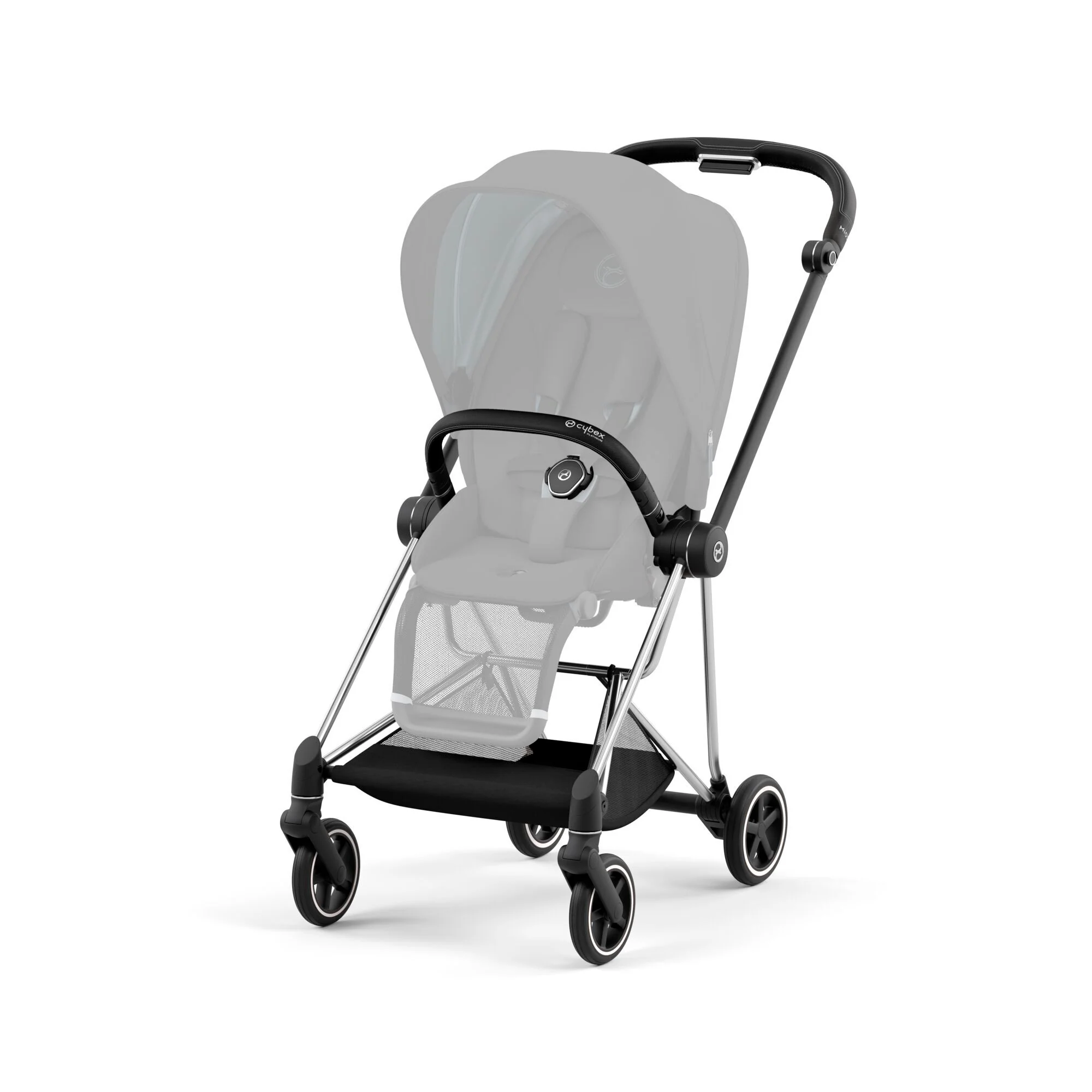 Cybex Mios Assento & Chassi Chrome Black