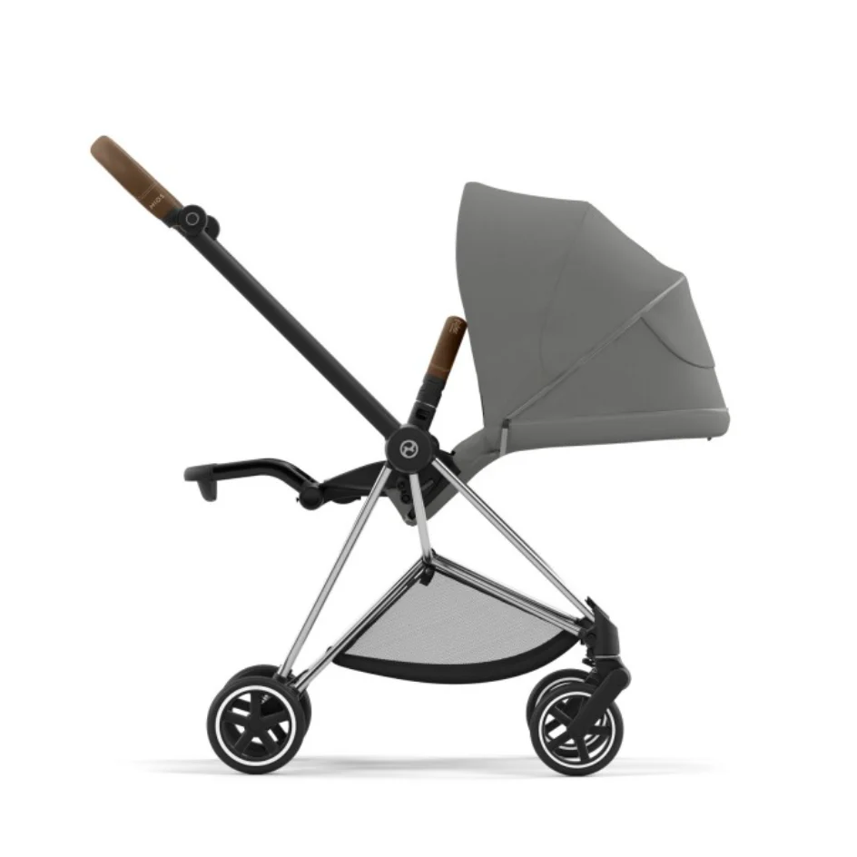Cybex Mios Chrome Brown Seat Pack e Alcofa Lux Pearl Grey