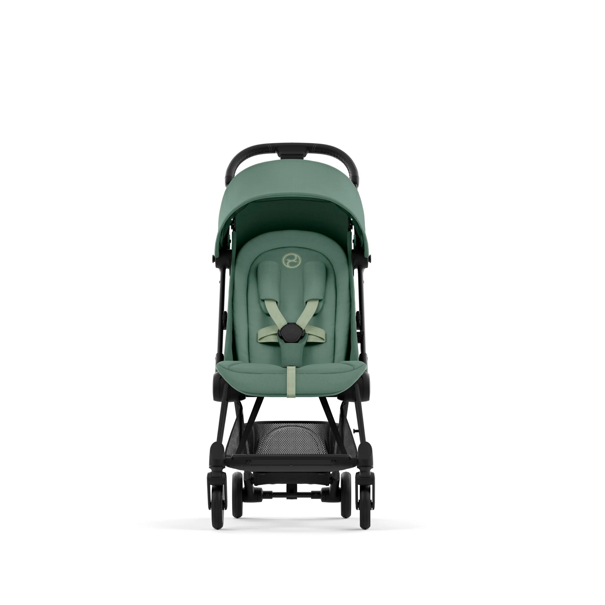 Cybex Coya Matt Black Leaf Green