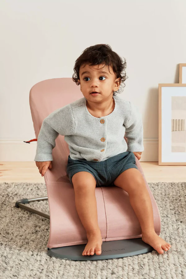 Babybjorn Espreguiçadeira Bliss Algodão Rosa