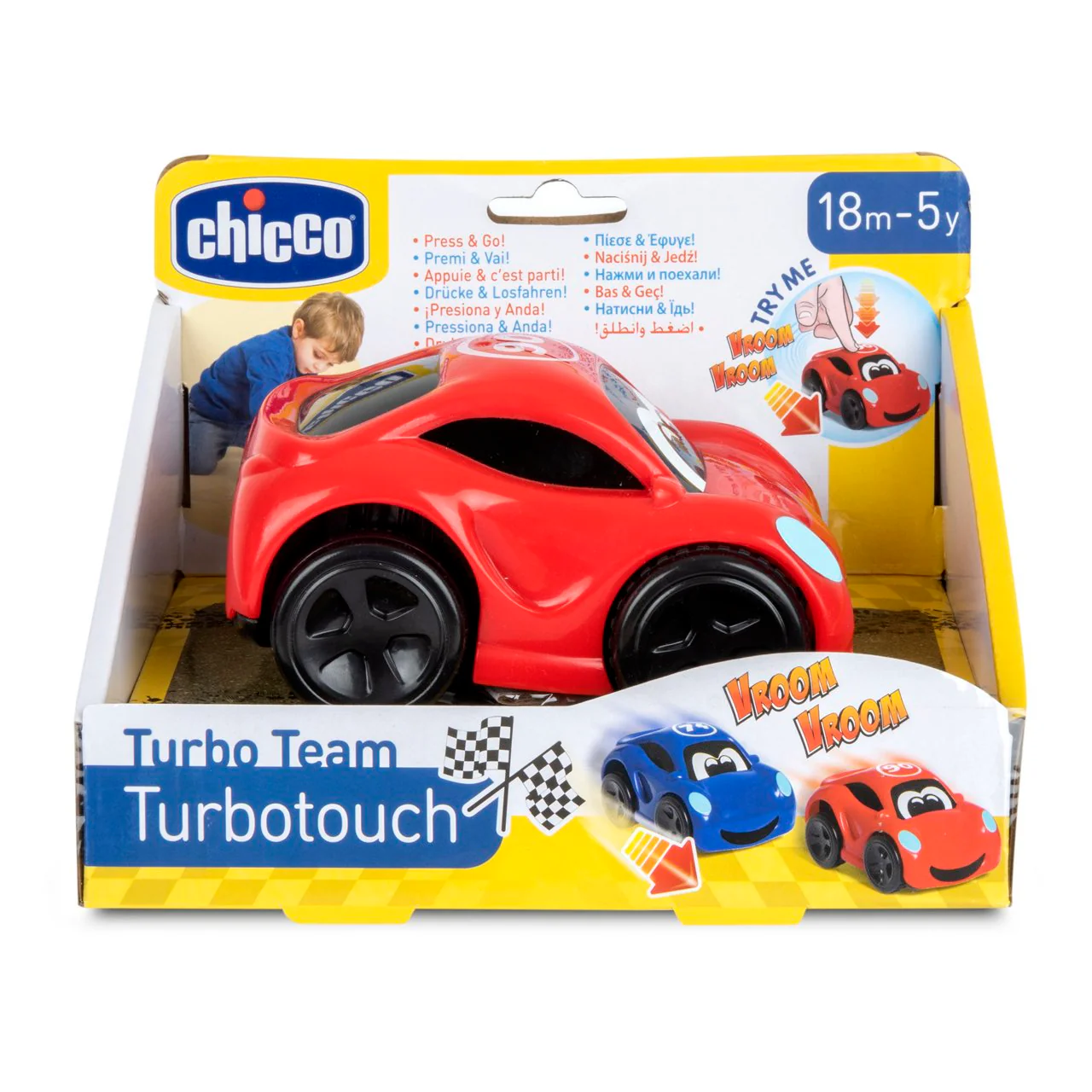 Chicco Carrinho Turbo Touch Sport Vermelho