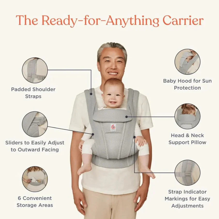 Ergobaby Omni Deluxe Cotton Onyx Black