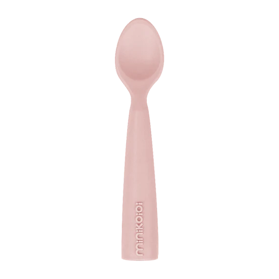 Minikoioi Colher em Silicone Rosa