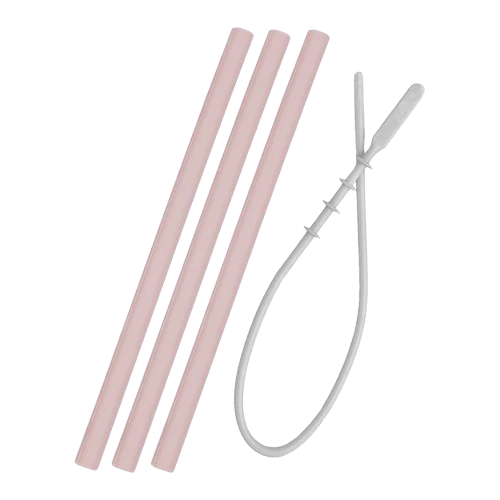 Minikoioi Palhas de Silicone Pinky Pink