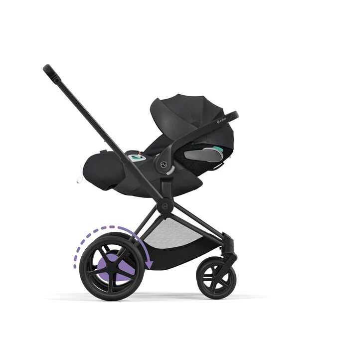 Cybex e-priam assento & chassi matt black