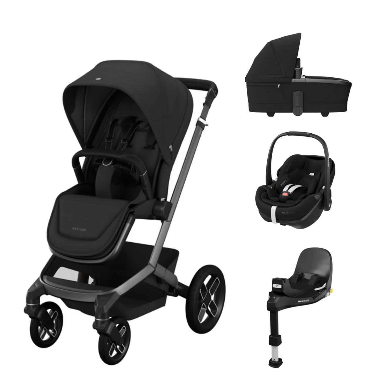 Maxi Cosi Pack Fame Twillic Black