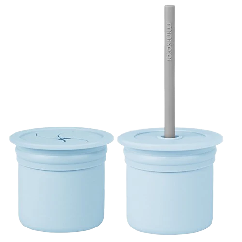 Minikoioi Sip+Snack Mineral Blue
