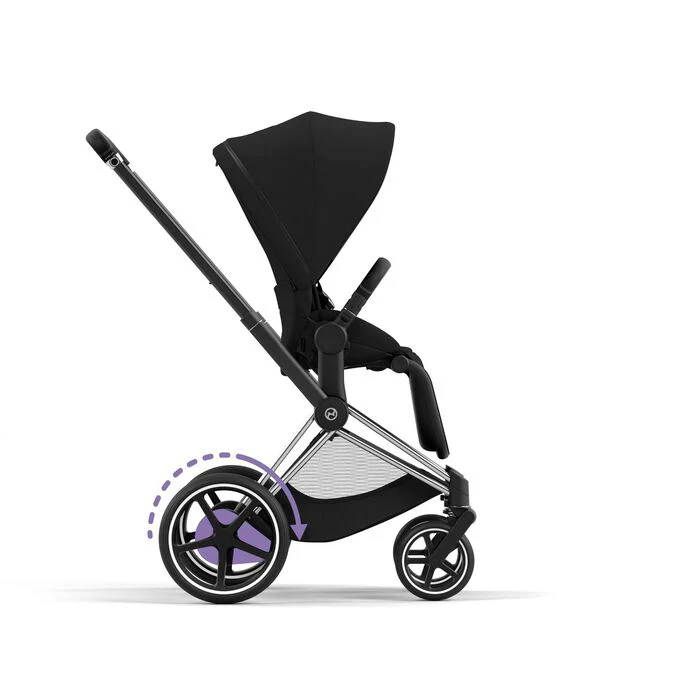 Cybex e-priam assento & chassi chrome black