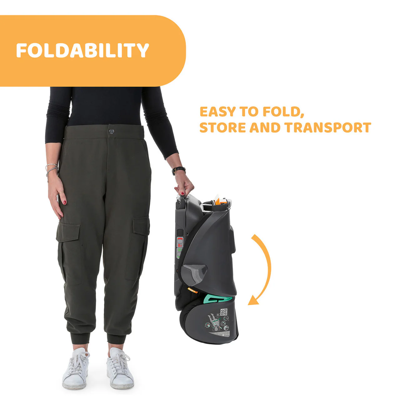 Chicco Cadeira Fold & Go i Size Black