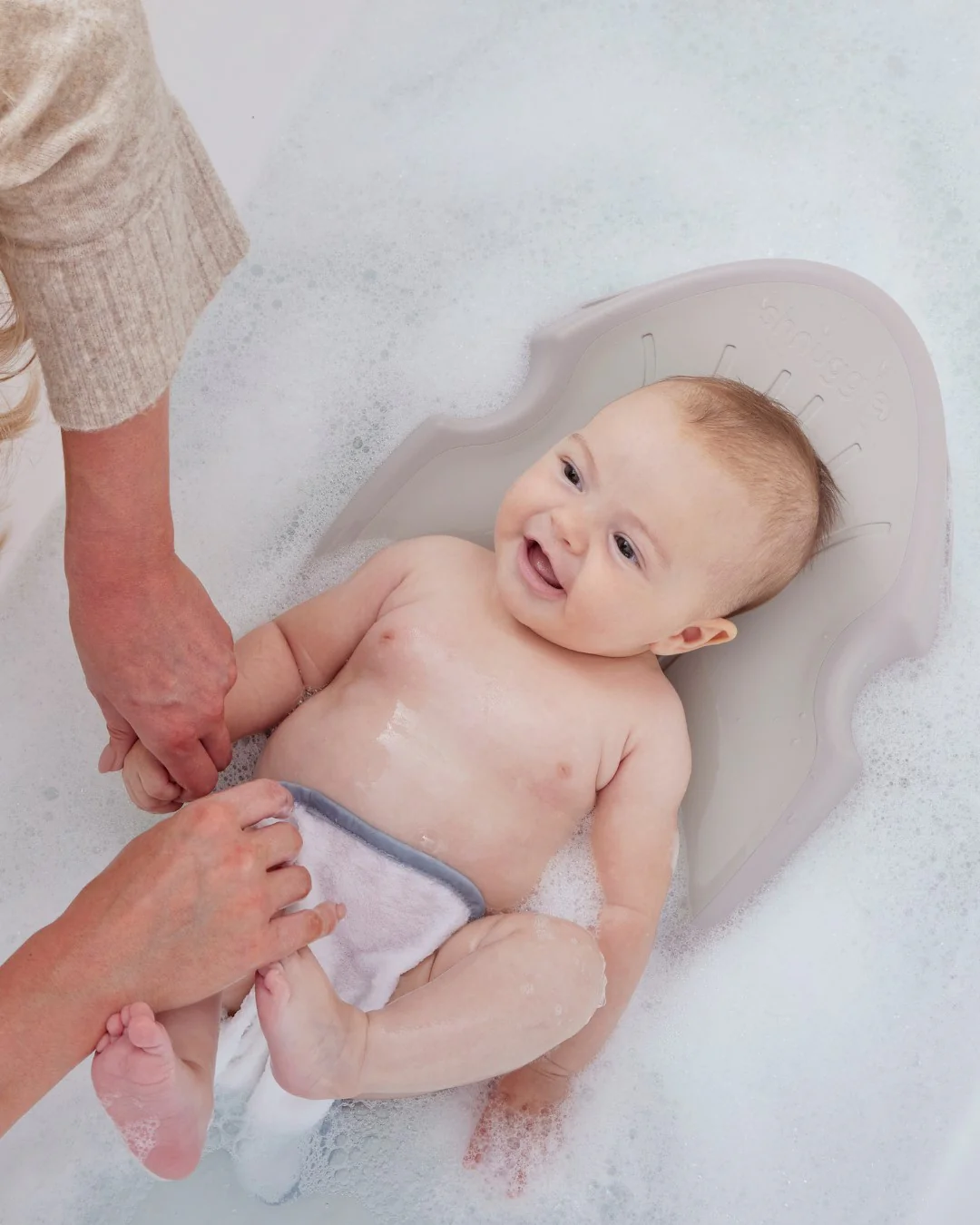 Shnuggle Espreguiçadeira Banho Taupe