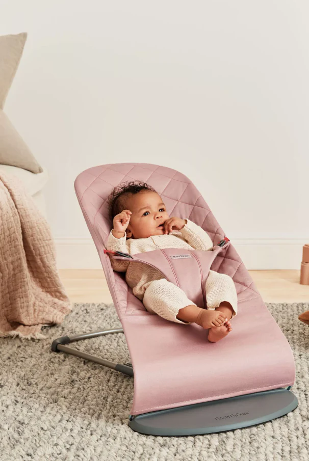 Babybjorn Espreguiçadeira Bliss Algodão Rosa