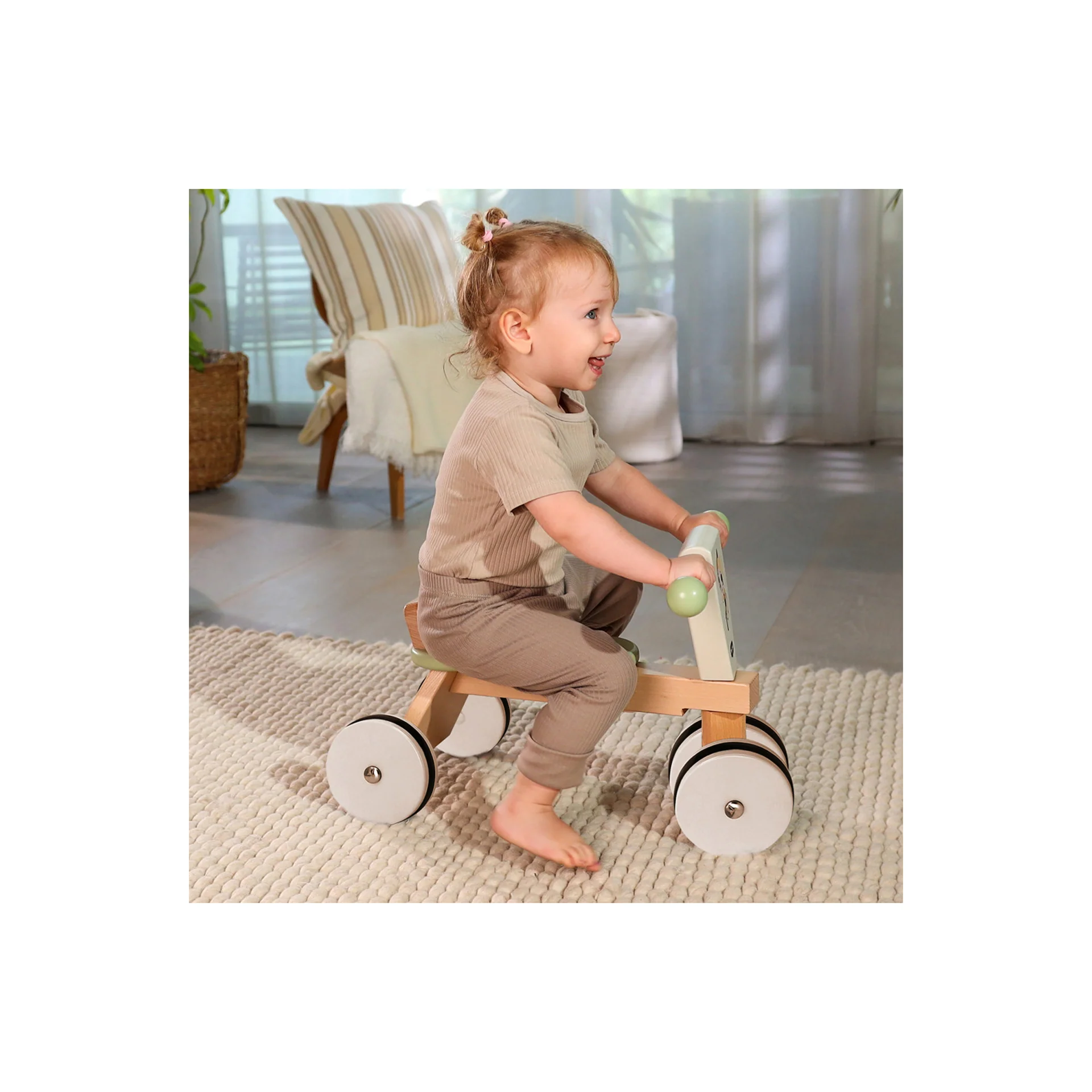 Tiny Love Triciclo sem Pedais em Madeira