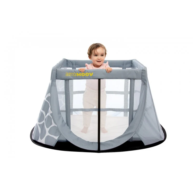 Aeromoov cama de viagem instantânea girafa gris