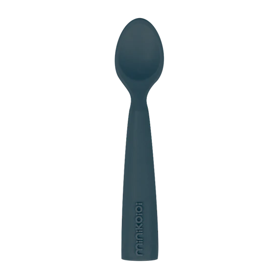 Minikoioi Colher em Silicone Deep Blue