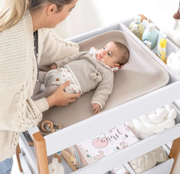 Alondra  Movel Muda Fraldas Dada Branco