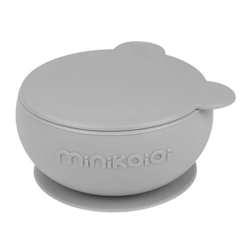 Minikoioi Taça com Tampa Cinza