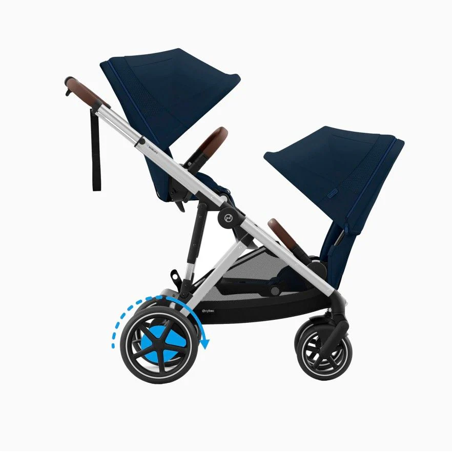 Cybex Pack eGazelle S + Alcofa + Cloud G Plus + Adaptadores + Base G Ocean Blue