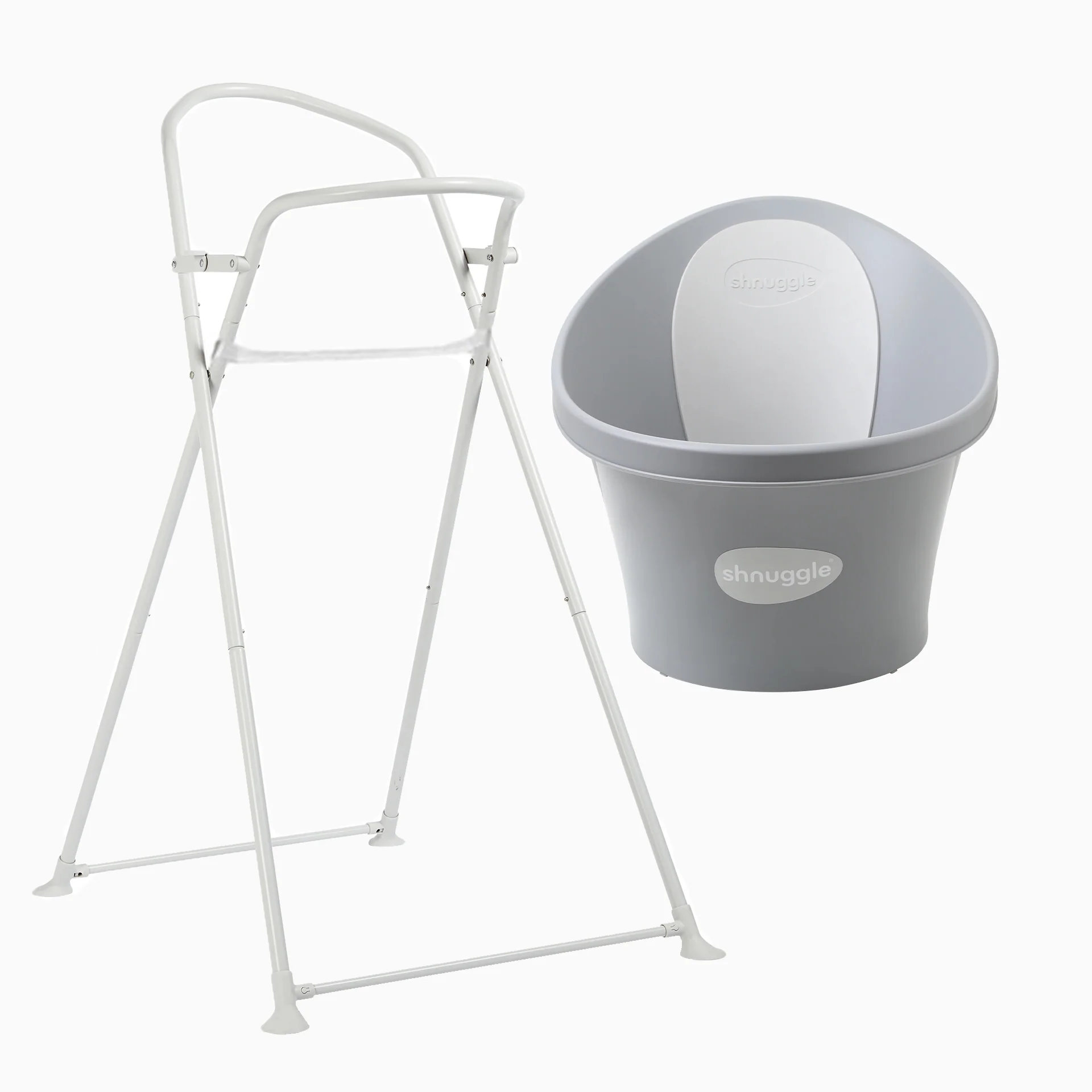 Shnuggle Banheira Pebble Grey + Suporte