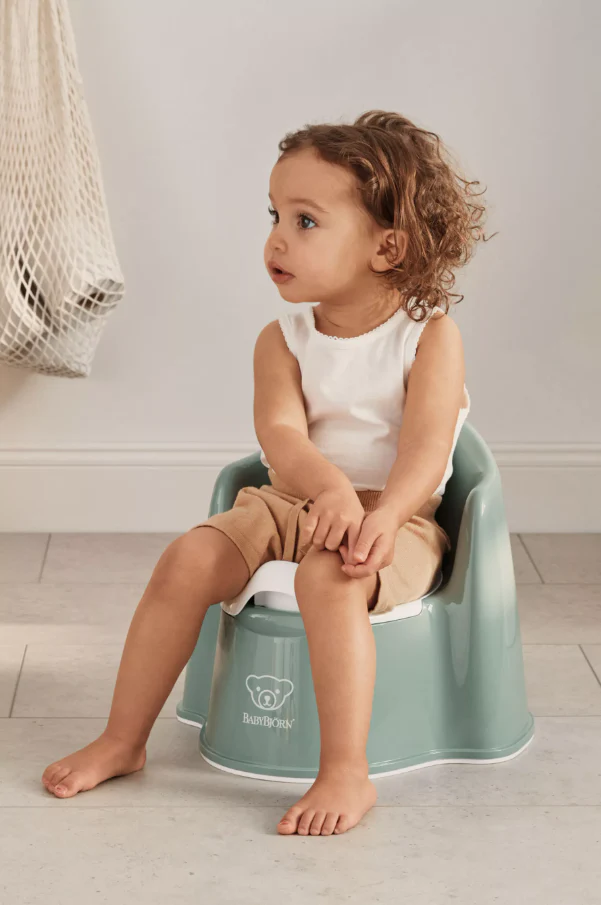 Babybjorn Bacio Potty Chair Deep Green White