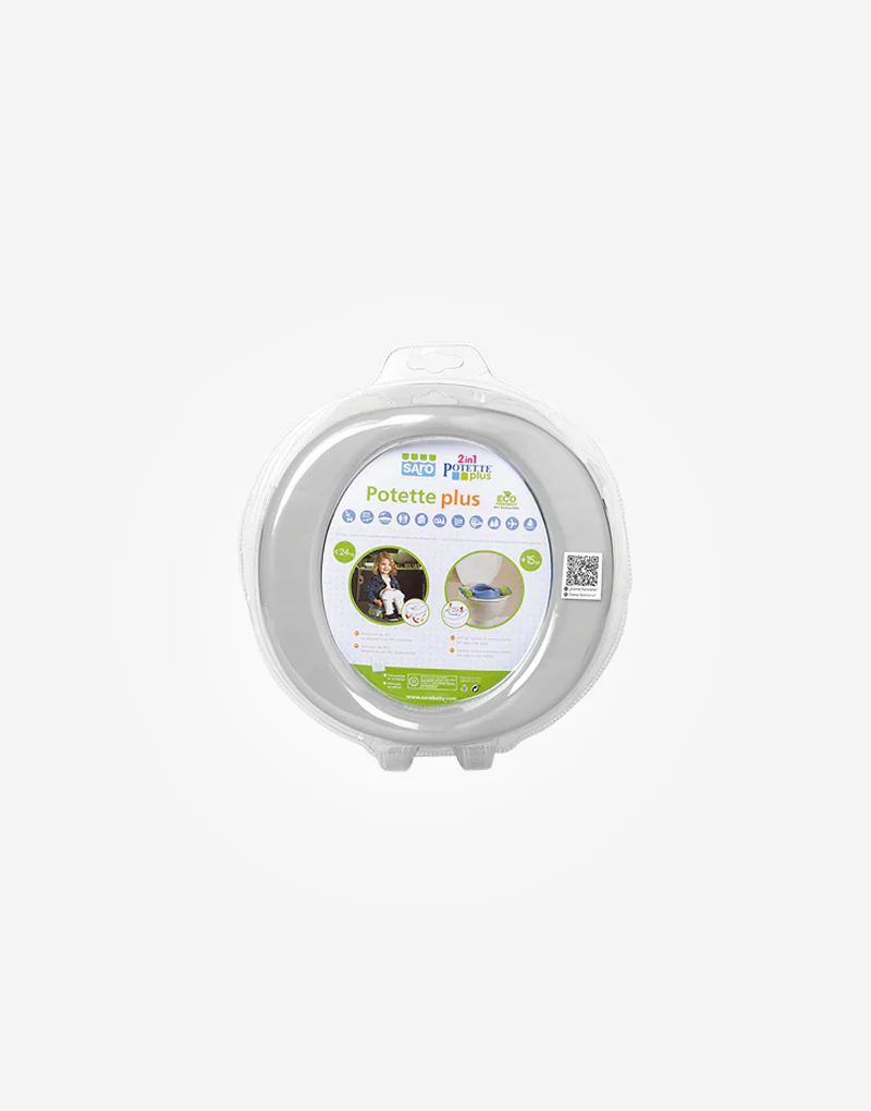 Saro 2 em 1 Potette Plus Bacio Portatil Cinza