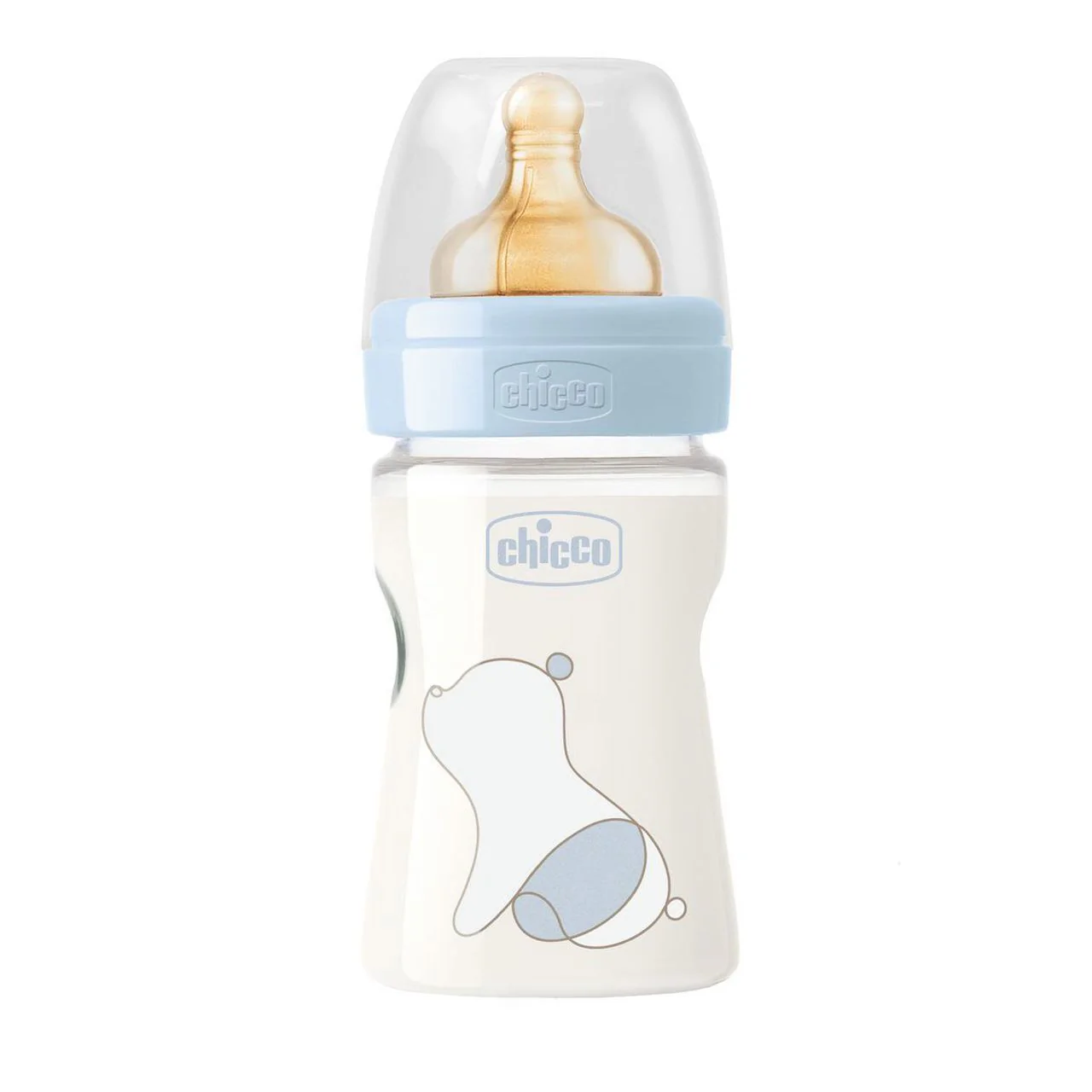 Chicco biberão original touch azul 150 ml