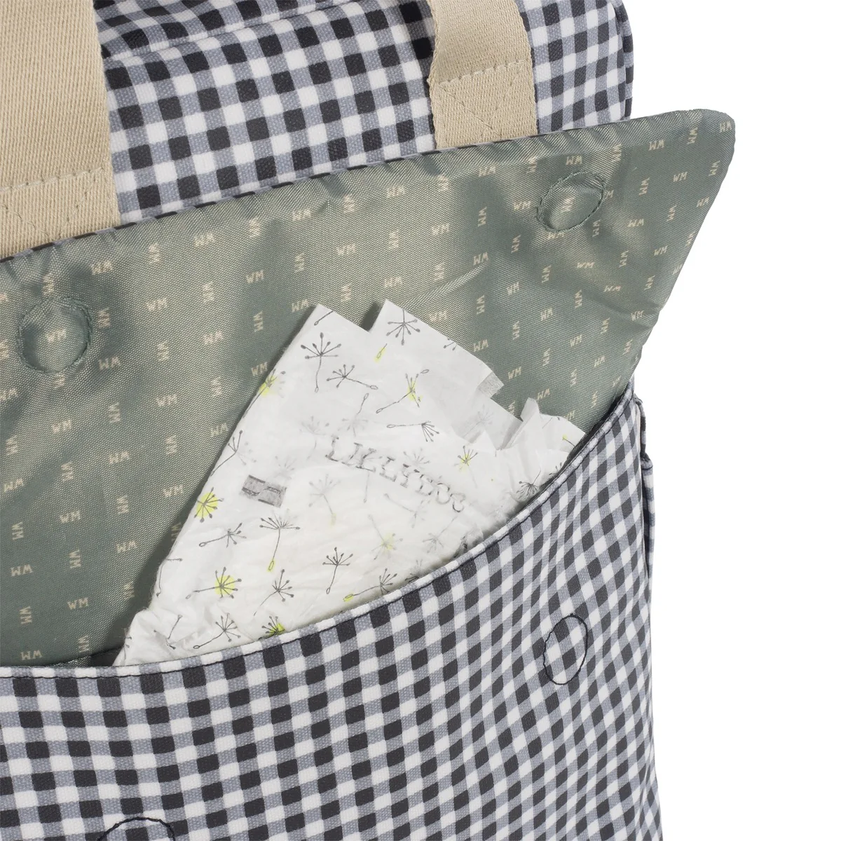 Walking mum mochila i love vichy preto