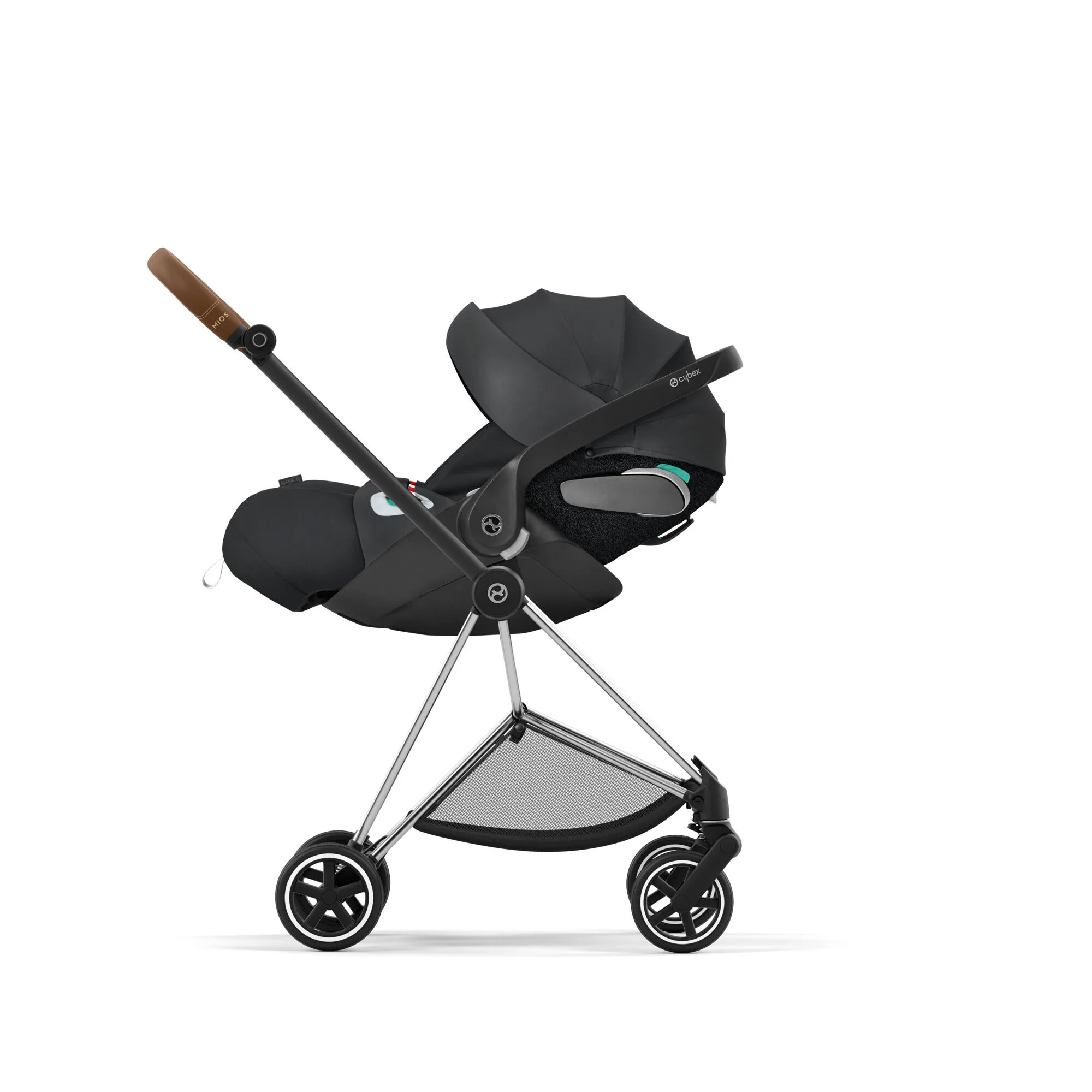 Cybex Mios Assento & Chassi Chrome Brown