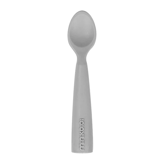Minikoioi Colher em Silicone Cinza