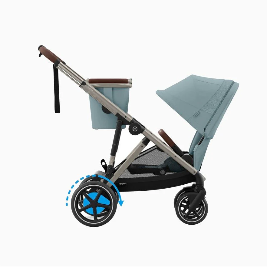 Cybex Pack eGazelle S + Alcofa + Cloud G Plus + Adaptadores + Base G Stormy Blue