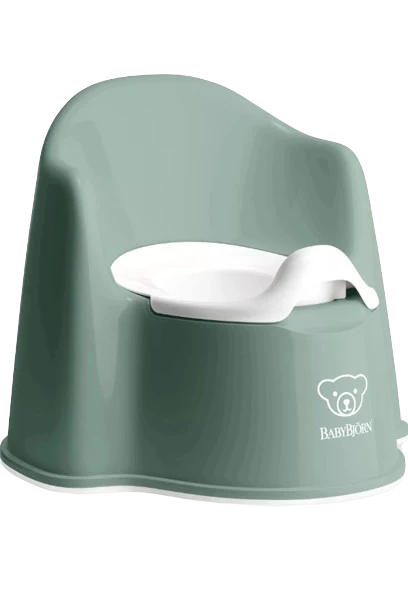 Babybjorn Bacio Potty Chair Deep Green White
