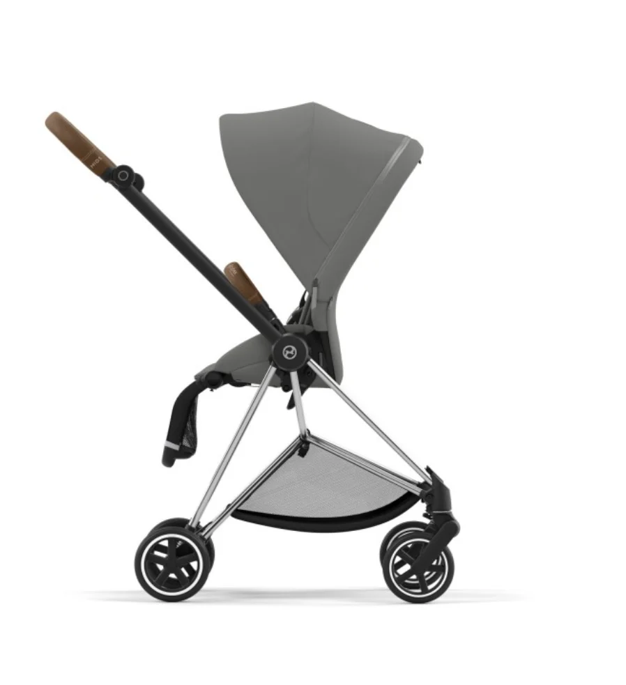 Cybex Mios Chrome Brown Seat Pack e Alcofa Lux Pearl Grey