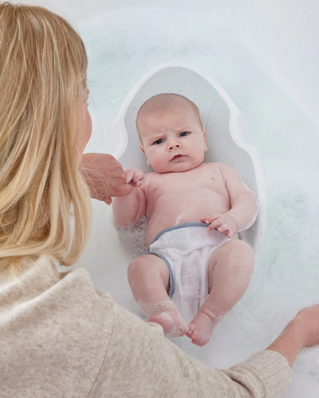 Shnuggle Espreguiçadeira Banho Branca