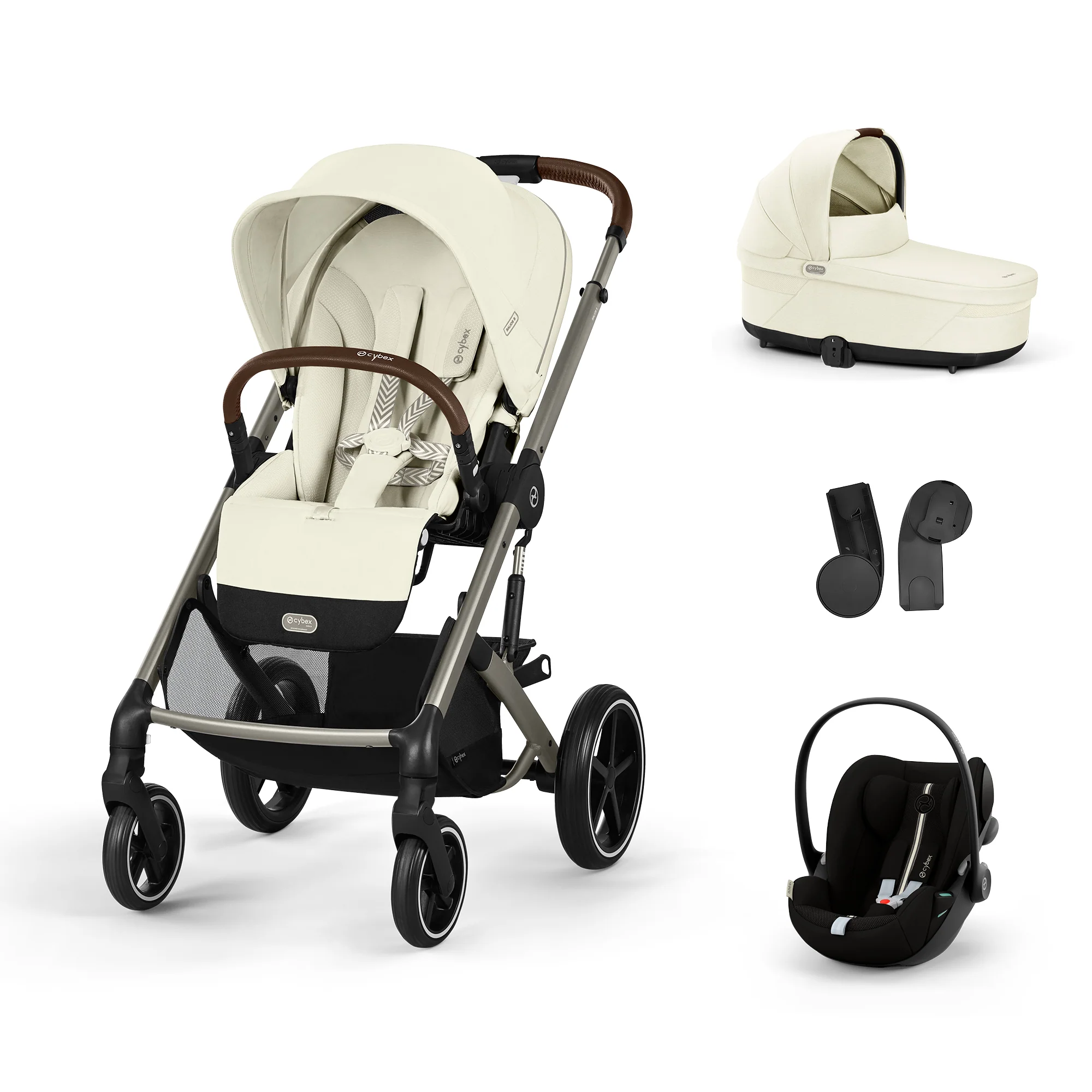 Cybex Balios S Lux + Alcofa + Cloud G Plus Moon Black