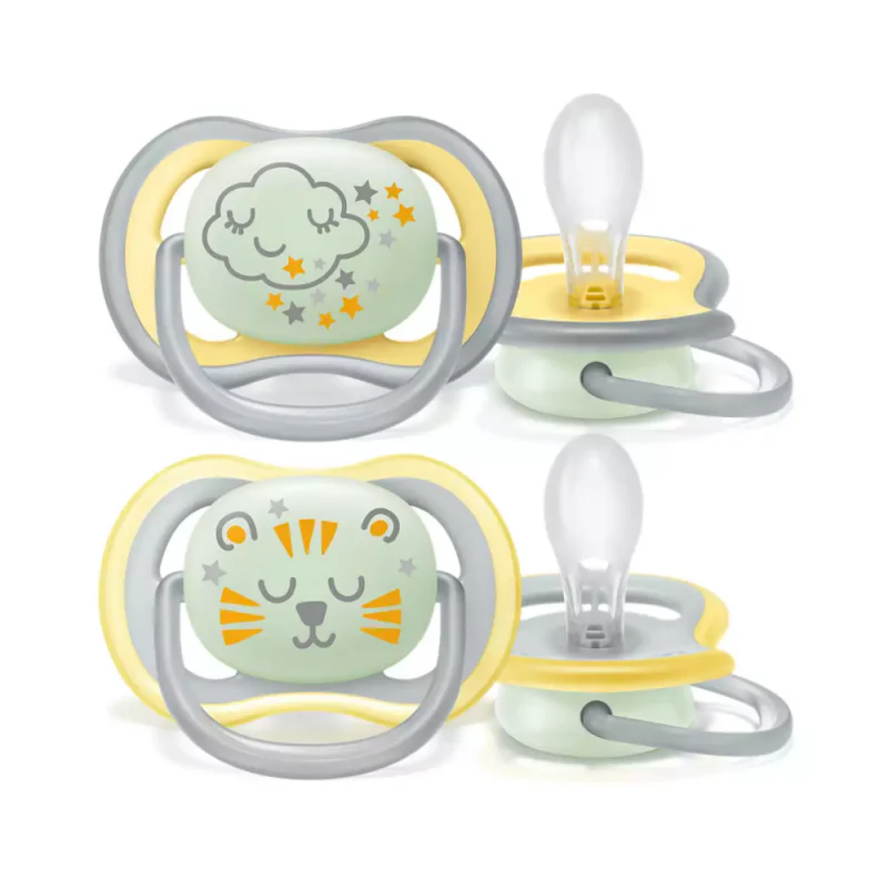 Philips Avent 2 chuchas ultra air night 18m+ neutro